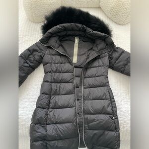 ADD down jacket, real fur